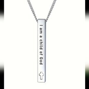 SCRIPTURE Bar NECKLACE I Am a Child of God